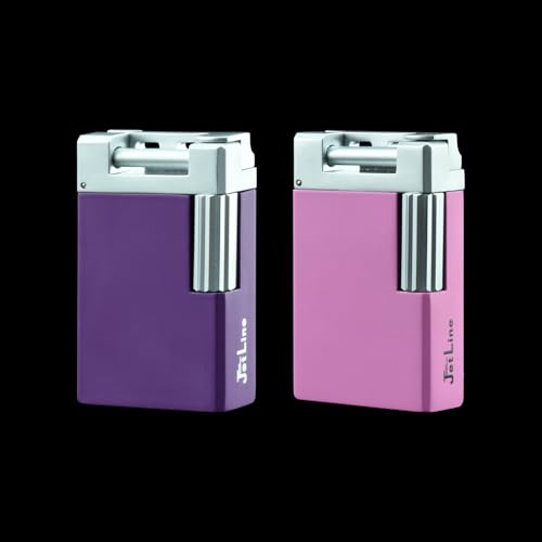 Jetline Opal (Pack 2) Encendedores Soft Flame Color Rosa y Morado miniatura 2