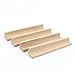 BSIRI Wooden Letter Holder Tiles Rack Set of 4