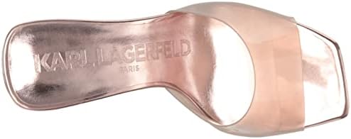 Karl Lagerfeld Paris Women's Cieone Heeled Sandal, Pink Multi, 7.5 | Image 4