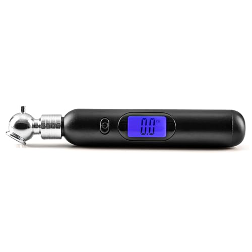 BWBWND Digital Tire Pressure Gauge, 5-100PSI 4 Settings Pencil Tire Gauge with Backlit LCD Display, Accurate Air Pressure Gauges for Cars Trucks Motorcycles Bicycles, Car Accessories