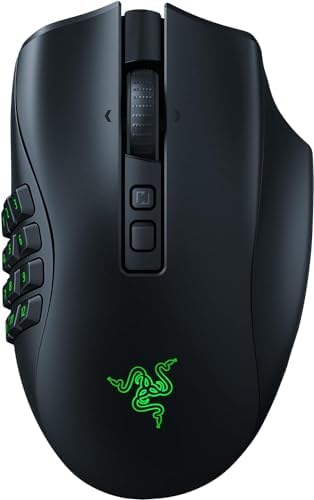 Amazon.com: Razer Naga V2 Pro Mouse Right-Hand Rf Wireless + Bluetooth ...