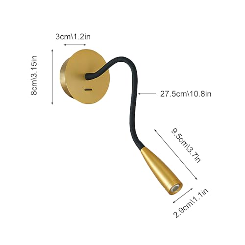 Lámparas de pared con iluminación ajustable para evitar la fatiga ocular 5