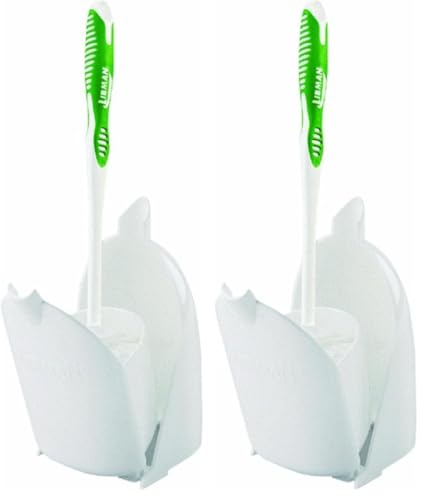 Image of Libman 40 Designer Bowl Brush and Caddy with hygienic Design (Pack of 2)