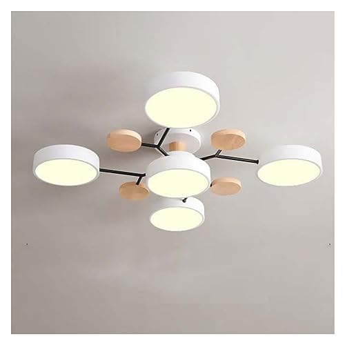 Plafonnier LED moderne acrylique blanc pour cuisine et chambre