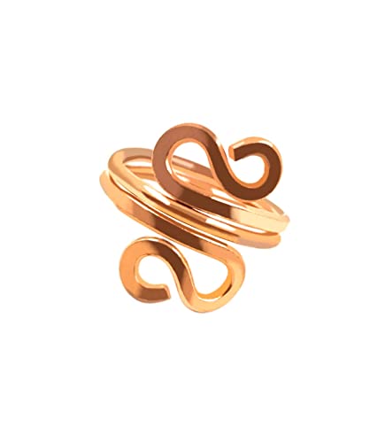 SHINDE EXPORTS Designing Pure Copper magnetic ring for men and women 8mm