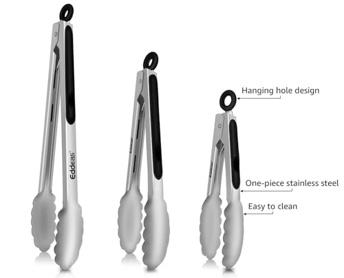 Tongsforcookingheatresistant600degreesstainlesssteelkitchentongheavydutymetallockingtongsperfectforfoodsaladandbbqsetof379and12dishwasher Urban Country Home Decor Tongs for cooking heat resistant 600 degrees stainless steel kitchen tongheavy duty metal locking tongs perfect for foodsalad and bbq set of 3 79 and 12 dishwasher urban country home decor