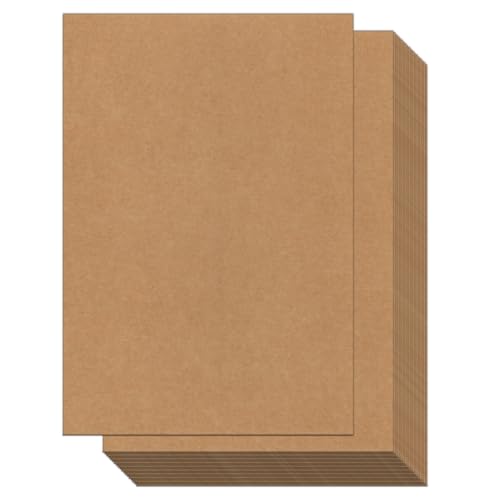 Cartón contracolado KRAFT (1,2 mm) para encuadernar - pack de (25)