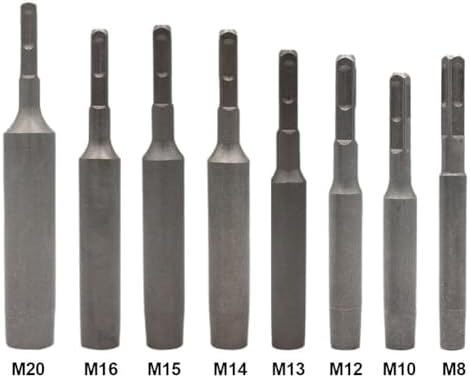SDS-Plus için zemin çubuğu denetleyicisi çekiç matkaplar için dövme çelik gövde M8 M10 M13 M15 M20 elektrik tesisatları için zemin çubukları (M8) - Görsel 5