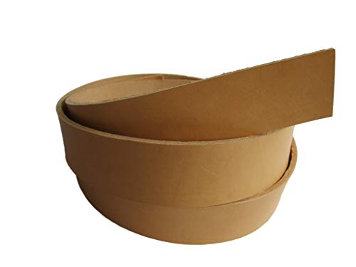 7.5-8 oz Veg Tanned Leather Strap, Leather Strip, Leather Band, Natural Leather Belt Blank 51-55