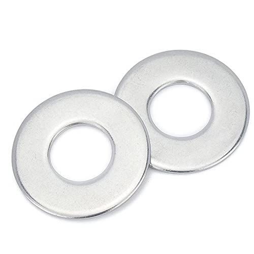 3/8" Flat Washer,Stainless Steel 304(18-8) Washer,7/8" Outer Diameter,0.055" Thick,100Pack by DYFOL