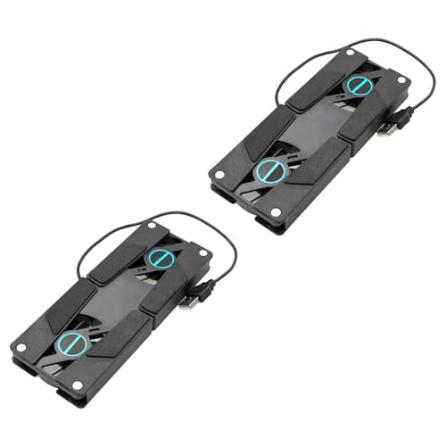 Base para portátil con doble ventilador y diseño plegable miniatura 1