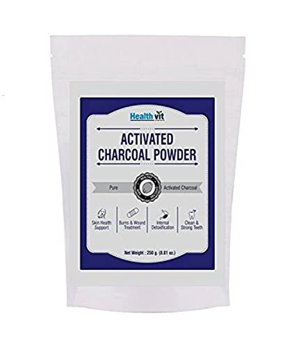 HealthVit Activated Charcoal Powder for Face Mask