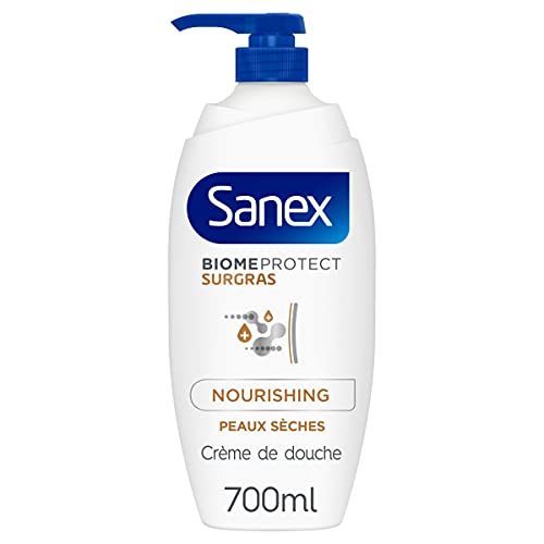 SANEX BiomeProtect Surgras Nourishing Respectueuse du Microbiome Cutané Gel douche Mixte Homme et Femme 700 ml