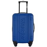 Wrangler Astral Hardside Luggage, Classic Blue, 20-Inch Carry-On