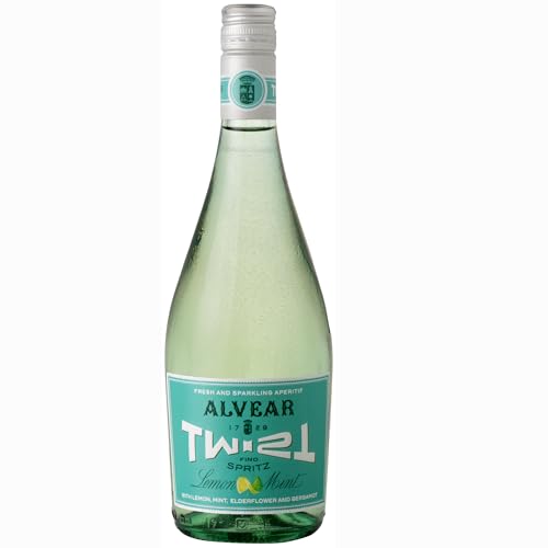 Twist Alvear Spritz | Vino Blanco | Bodegas Alvear | IDEAL PARA VERANO | 5,5% vol. | Aromas afrutados y florales | Fresco y ligero| Variedad Pedro Ximénez