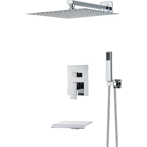 Ensembles de douche pour salle de bain avec cascade et pluie murale
