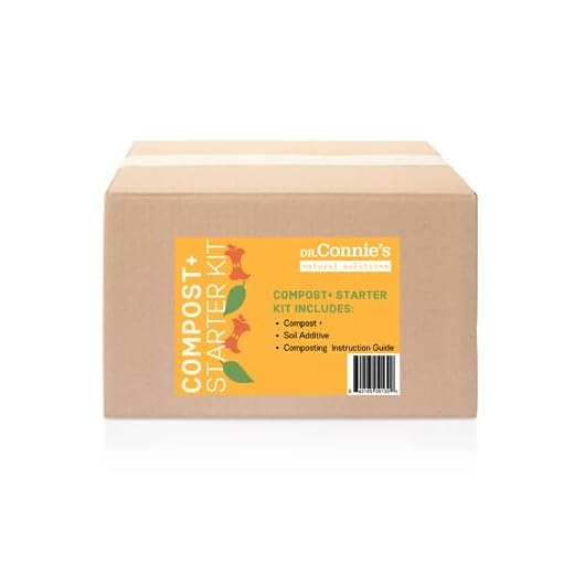 Dr. Connie's Compost+ Starter Kit | Natural Compost Starter & Accelerator | Includes Soil Additive & Composting Guide | All-Natural, Odor Control for Indoor & Outdoor Bins, Tumblers, and Piles