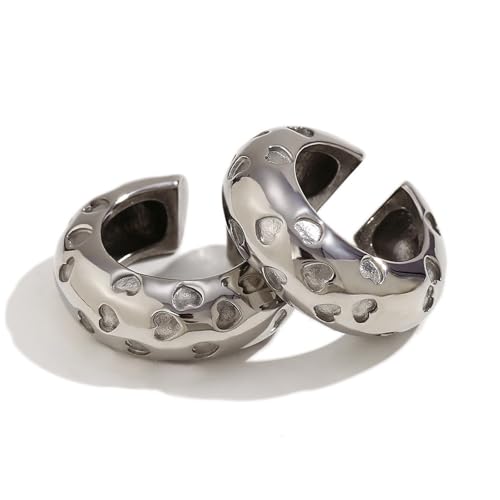 Cadeau boucles d'oreilles géométriques ajourées style vintage femme
