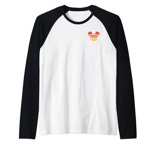 Mickey Raglan Baseball Tee T-shirt Disney Sunset Silhouette pour adulte
