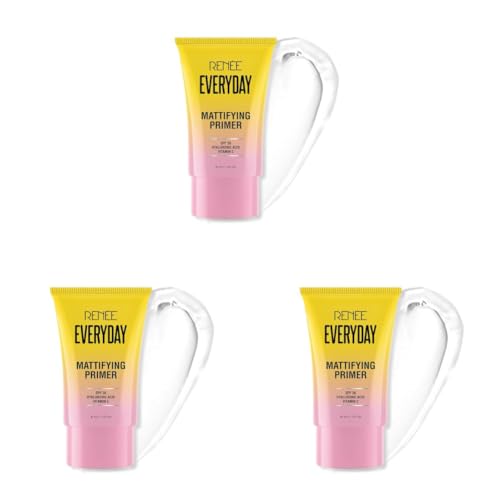 Image of RENEE Everyday Primer, Blurs Fine Lines, Wrinkles & Pores, Smoothen Skin Texture, Lightweight & Non-Sticky, Long Lasting Formula with Matte Finish, Cruelty-Free Skincare Infused Makeup, 30 Ml
