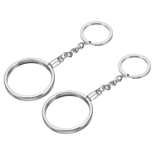 Llavero Porta Moneda Metálico 40mm, 2 Piezas miniatura 1