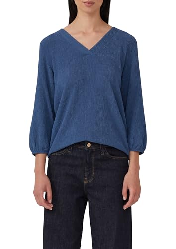T-Shirt à Manches 3/4 Femme col rond top mi-saison coupe droite s.Oliver
