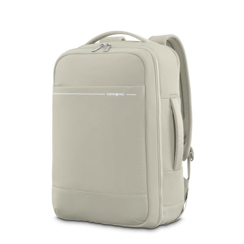 Image of Samsonite Better Than Basic Travel Backpack - Lightweight Carry On Backpack Sized To Fit Under Most Airline Seats - Limestone Gray