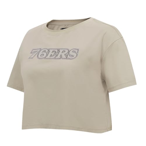 Image of Pro Standard NBA Womens Womens NBA Neutral Cotton Short Sleeve Boxy Tee
