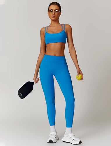 Two Piece Workout Sets For Women Sport Bra Matching High Waist Scrunch Butt Leggings Gym Yoga Active Wear Outfits2