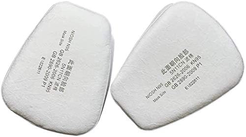 Miniatura 2 de EROCK Respirador de algodón con filtro 5N11, pintura en aerosol a prueba de polvo, antipartículas para máscara de gas serie 5p71/6200/7502/6800 (10