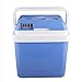 Mini Lodówka 24L Chłodnictwo Samochodowe Gorące Zimne Przenośne Elektryczna Lodówka Do Samochodu, Łodzi I Camping Garden Blue