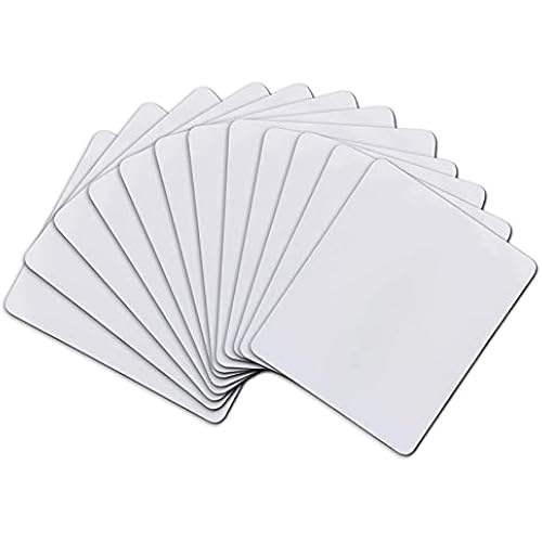 A-SUB Sublimation Mouse Pad Blank, 12 pcs, 24x20x0.2cm