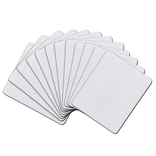 A-SUB Sublimation Mouse Pad Blank Rectangular Blanks 12 pcs for Sublimation Transfer Heat Press Printing Crafts 24x20x0.2cm White by A-SUB - Used condition - US$11.24