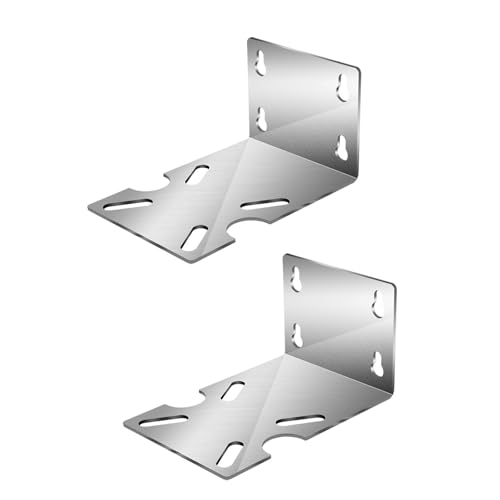 2PCS Stainless Steel 10" and 20" Water Filter Housing Bracket，Water Filters Housing Stainless Steel Fixed Bracket，Machine Metal Fixed Bracket