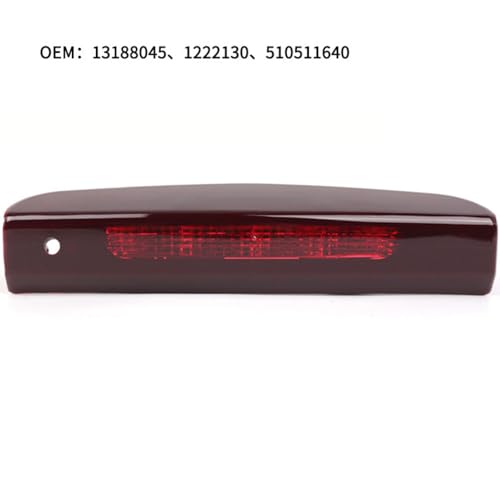 ZJWXXN 1Pcs Vermelho Carro LED Stop Terceira Cauda Luz De Alta Montagem Lâmpada De Freio Para Opel C
