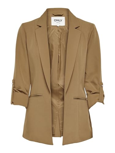 ONLY ONLKAYLE-ORLEEN 3/4 Blazer CC TLR, Toasted Coconut, 38 para Mujer
