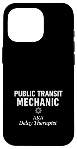 交通整備士 電車 技術者 メトロ 修理 乗組員 公共 スマホケース iPhone 16 Pro 用