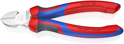 KNIPEX Seitenschneider verchromt mit Comfort-Griffen 160 mm...