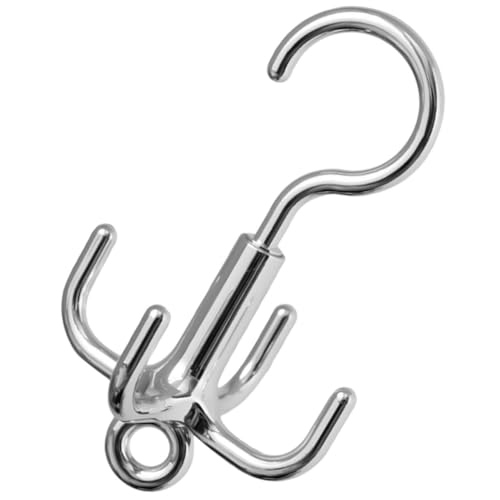 FUNNETOYU Gancho Giratorio de para Cinturones y Accesorios Organizador Multifuncional para Armario Ahorro de Espacio para Colgar Bolsos Bufandas y Ropa