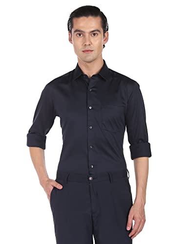 Image of Arrow Men's Solid Slim Fit Shirt