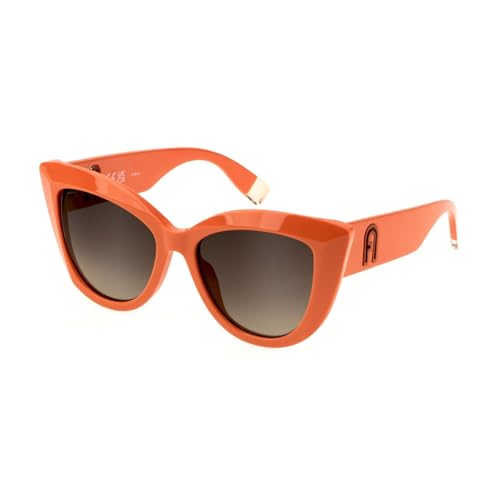 Furla Sunglasses SFU711 Shiny Full Orange 53/17/140 Mujer Gafas