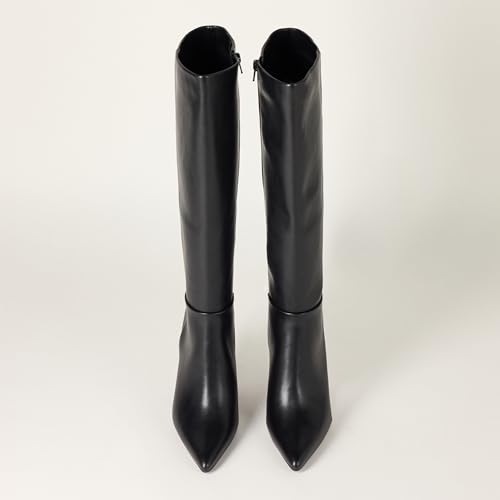 The Drop AW24 - GERALDA-BLACK-8 Women'S Geralda Tall Wedge Boot Black thumb #2