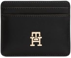 Tommy Hilfiger TH FEMININE CC HOLDER Kadın Cüzdan, Siyah, Tek Beden - Görsel 1