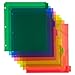 JAM Paper Poly Dividers, 8-Tab, Assorted Colors, 6 Packs (375032922A)