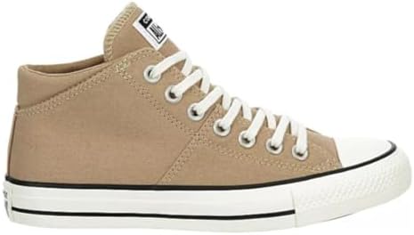 Converse Unisex Chuck Taylor All Star Madison Mid Top Canvas Sneaker - Lace up Closure Style - Tan White 9 | Image 1