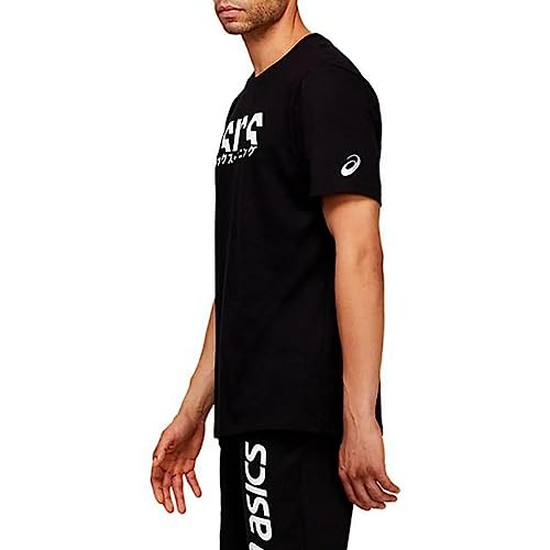 ASICS Katakana Graphic T-Shirt męska, Performance Black/Brilliant White, S
