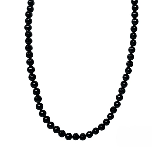 Collier en perles de lapis lazuli fait main de 8mm pour un style unique