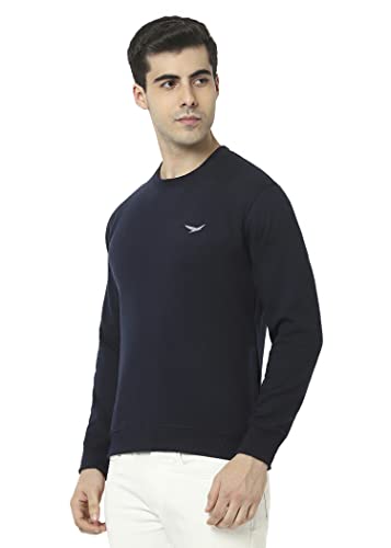 Image of HiFlyers Men's Cotton Blend Casual Crew Neck Sweatshirt