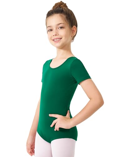 Image of Stelle Leotard for Girls Black Ballet Dance Leotard Gymnastics Outfits with Bow Back (Toddler /Little /Big Kids)