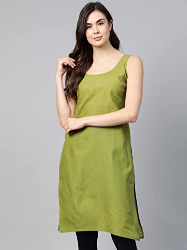 Image of Ada Womens Terivoile Cotton Suit Full Slip /Camisole (Pack of 2) A301831